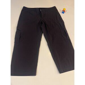 Patagonia Womens Size 14 Black Nylon Blend Pants W/ Pockets & Adjustable Drawstr